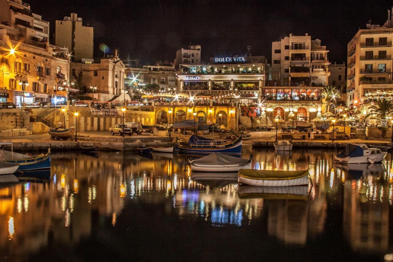 Splendid Seaside Retreat On Spinola Bay Apartment Saint Julian's Bagian luar foto
