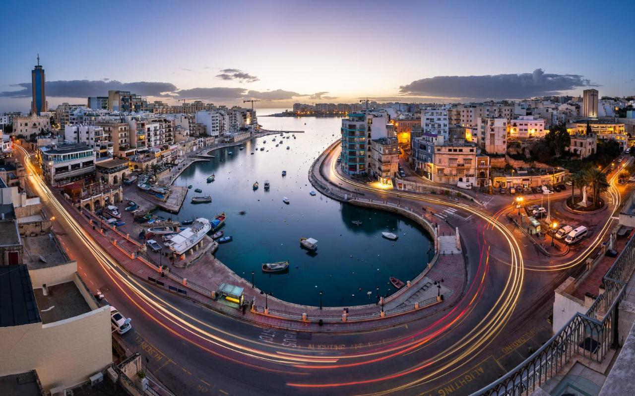 Splendid Seaside Retreat On Spinola Bay Apartment Saint Julian's Bagian luar foto